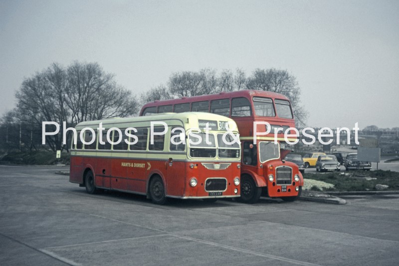 Hants & Dorset Bristol & Lodekka Buses at Basingstoke 1975