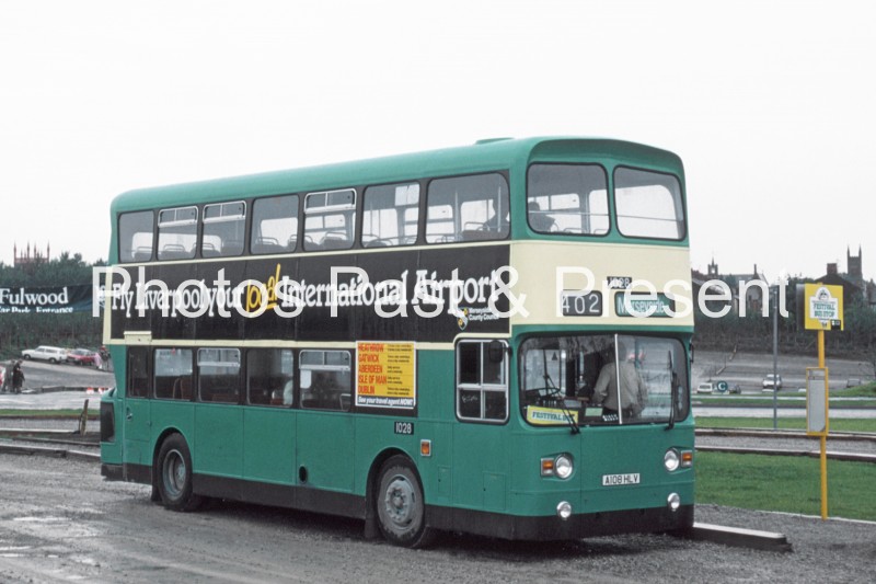 Liverpool Merseyside 1984 Leyland Atlantean Bus A108HLV