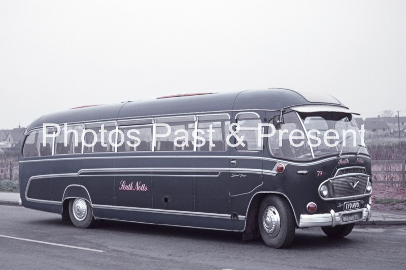 Nottingham Super Vega Coach 179MVO in 1971
