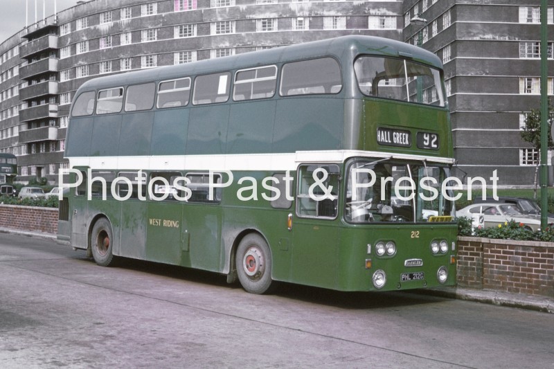 Leeds West Riding 1969 Daimler Bus PHL212G to Hall Green