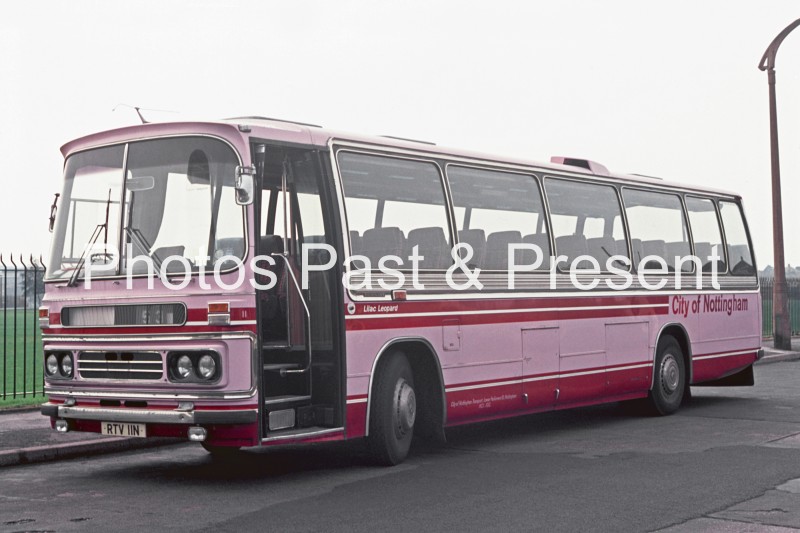 Nottingham 1974 Duple Lilac Leopard Coach RTV11N