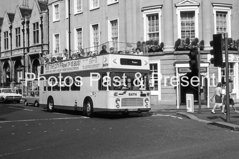 Bath Badgerline Open Top Tour Bus in 1980
