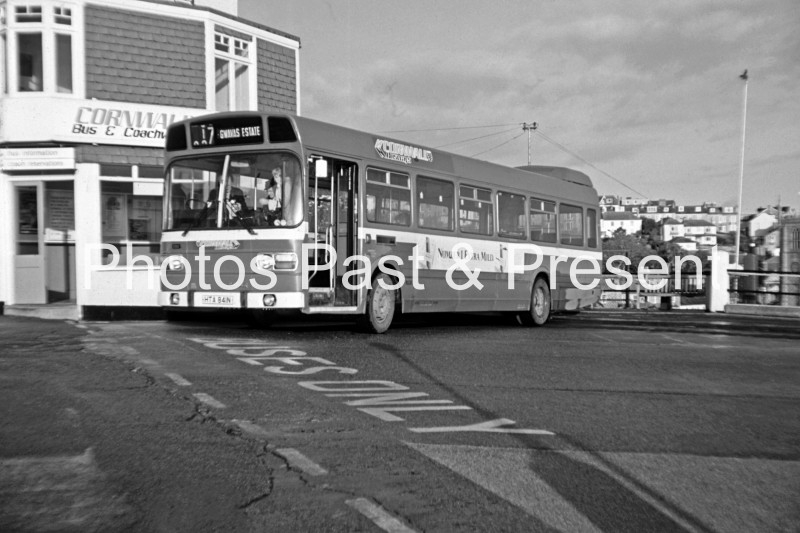 Western National Bus HTA841N St Ives Bus Station 1983