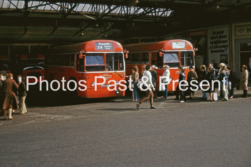 London AEC Regal Bus RF441 at Kingston Station 1978