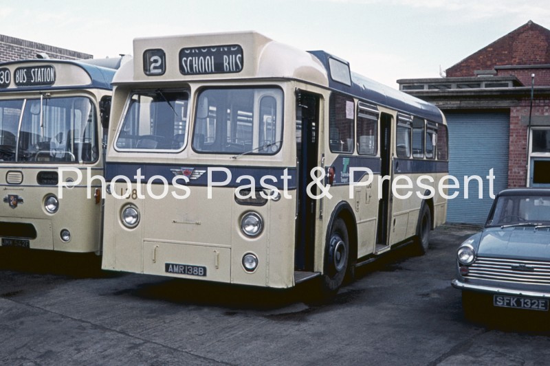 Thamesdown 1964 AEC Twin Door Bus SFK132E at Swindon Yard