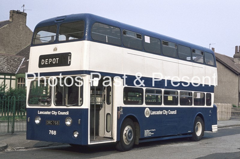 Lancaster City Council Leyland Bus ORC768 in 1978