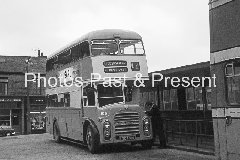Huddersfield 1963 Titan Bus XCX106 to West Vale