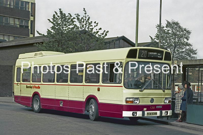 Burnley & Pendle Bus YCW838N to Padiham at Station