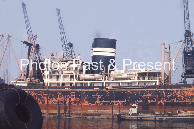 Ship & Tug Boat at North East Docks 1950s