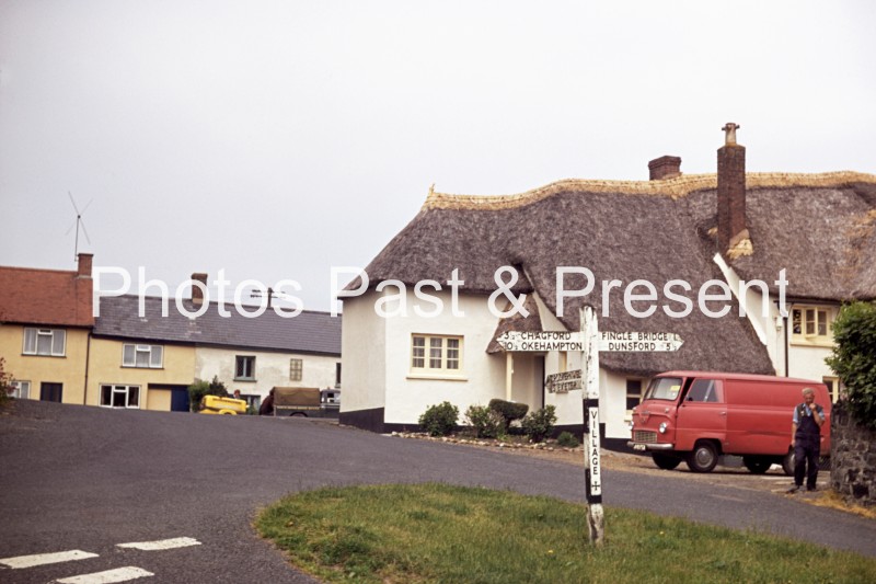 Ford Thames 400E Van at Drewsteignton Devon 1966