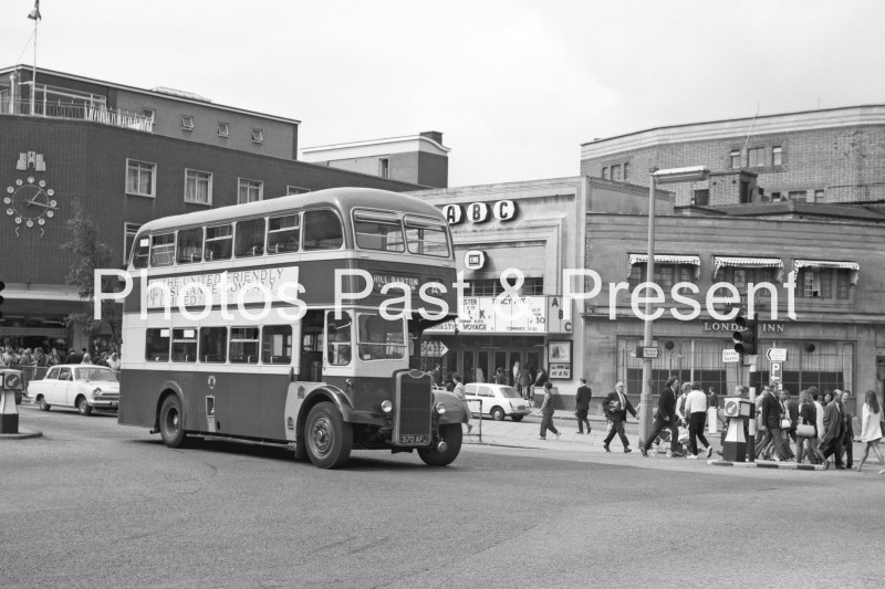Bus at ABC Cinema Exeter London Inn 1970