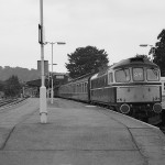BR Class 33 Loco at Yeovil Penn Mill Station in 1987 - BW042X