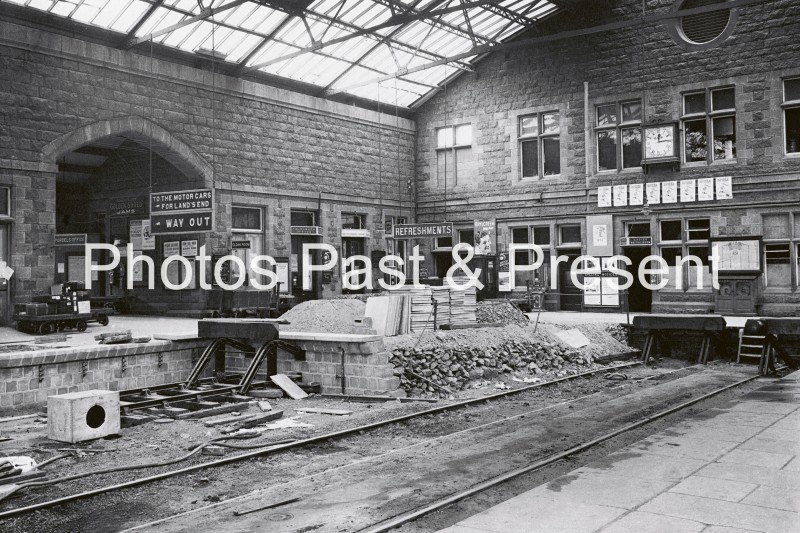 Penzance GWR Station Platform Rebuild in 1939