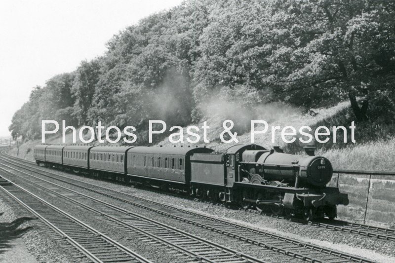 Steam Loco GWR5979 Class 4900 CrucktonHall 1955