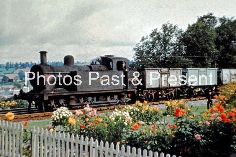 S & D BR Loco 47257 Coal Train at Midsomer Norton 1959 - CS159X