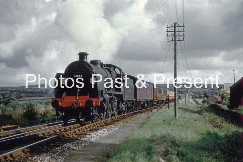Atlantic Express Steam Train at Halwill Junction Devon 1959
