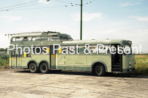 Aachener Strassenbahn West Germany Trollybus