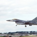 F16 Shark Mouth Military Fighter Plane