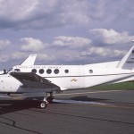 USA Beech C12 Airplane 40166 on Runway