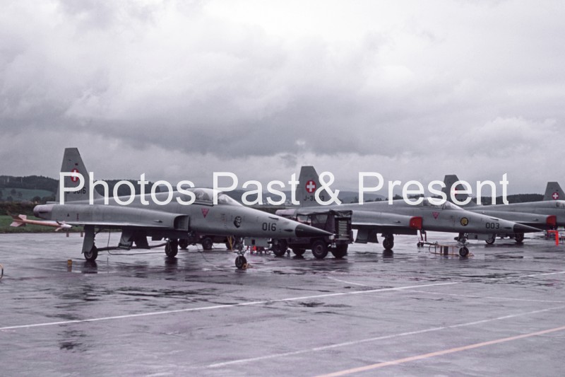 Swiss F5E Fighter Jets at Dubendorf 1982