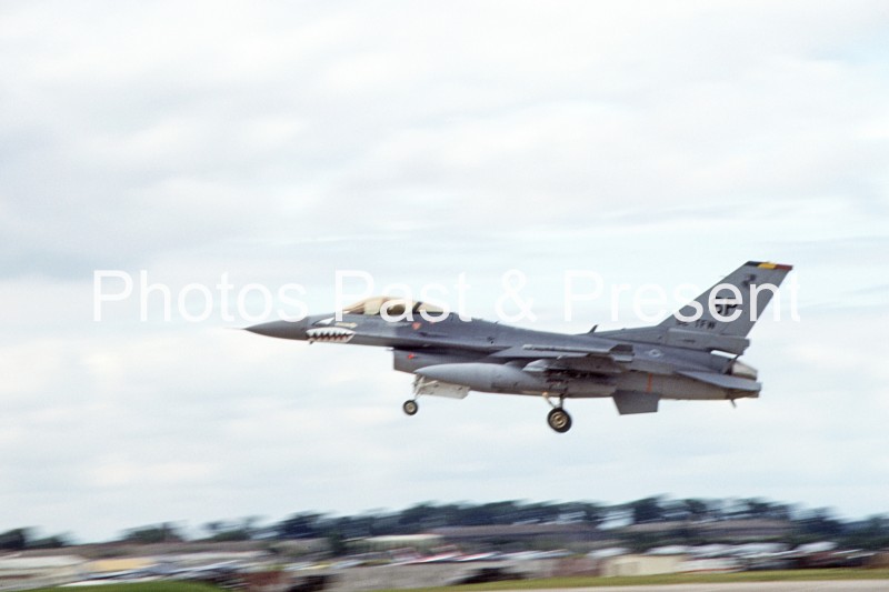 F16 Shark Mouth Military Fighter Plane