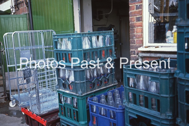 Milk Crates & Bottles at French's Dairy Sevenoaks